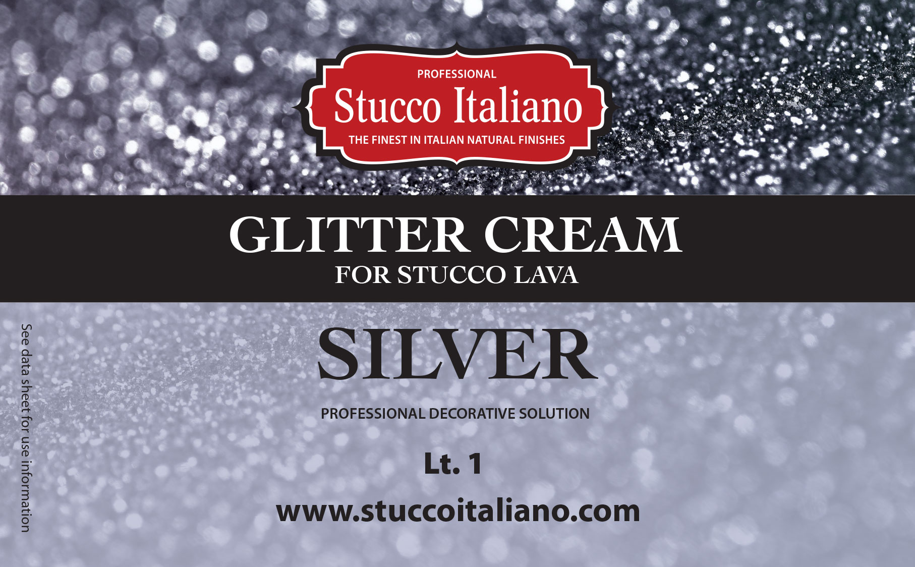 Glitter Cream Silver 1